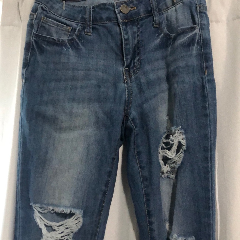 High waisted jeans